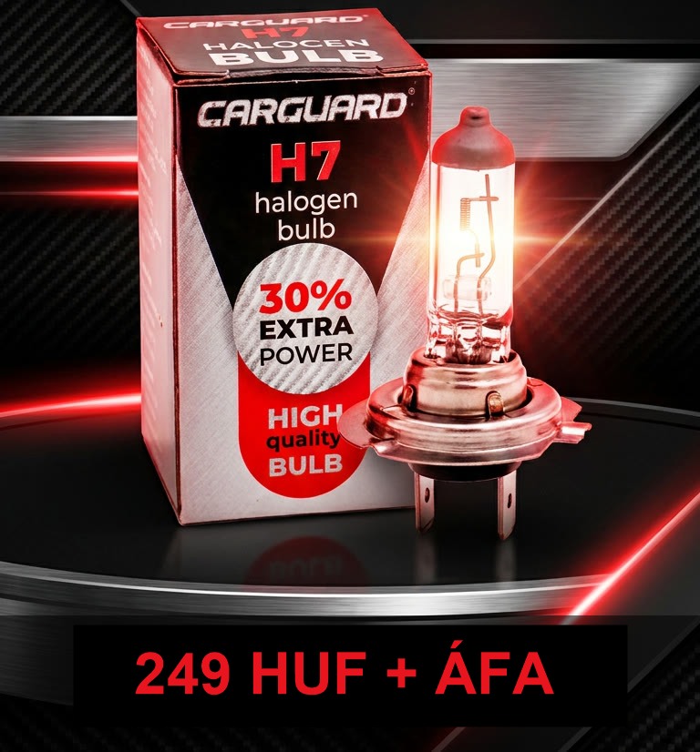 H7 halogén izzó CARGUARD