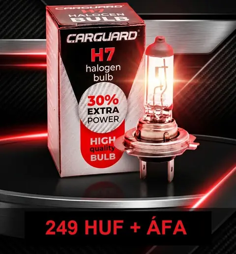H7 halogén izzó CARGUARD