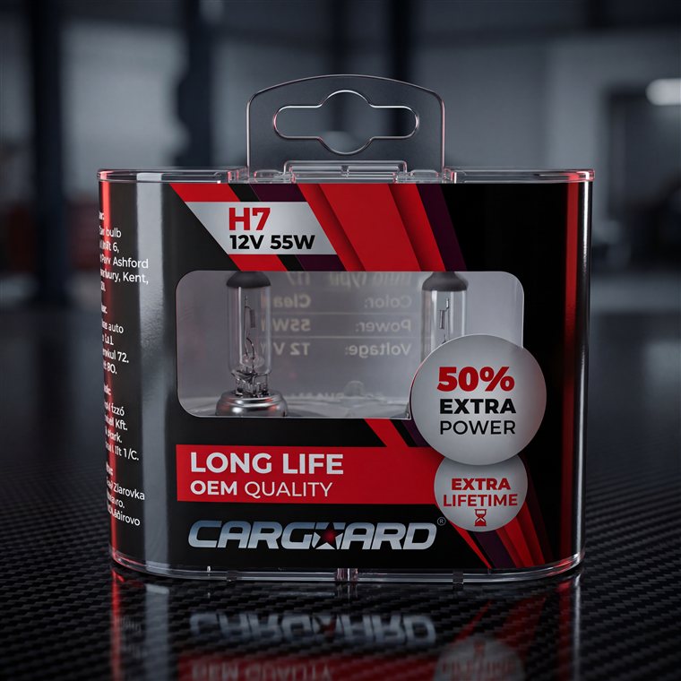 H7 izzó 12V 55W CARGUARD